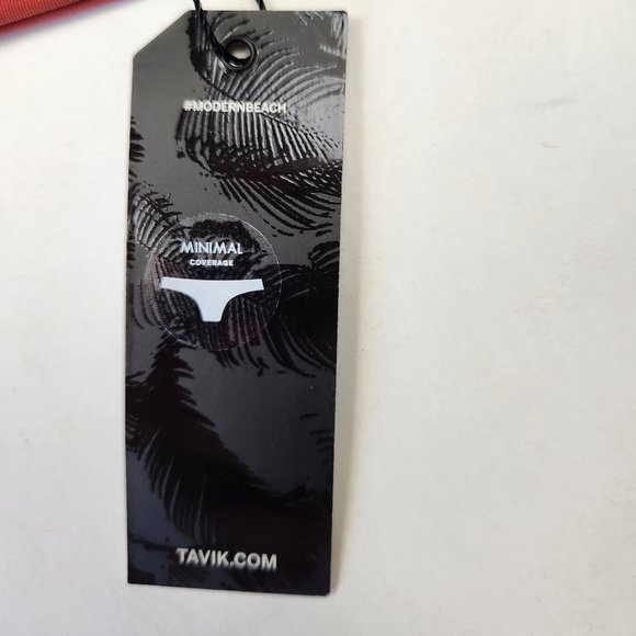 NWT Tavik Ali Minimal Coverage Bikini Bottoms in Rust sz L - Picture 6 of 9